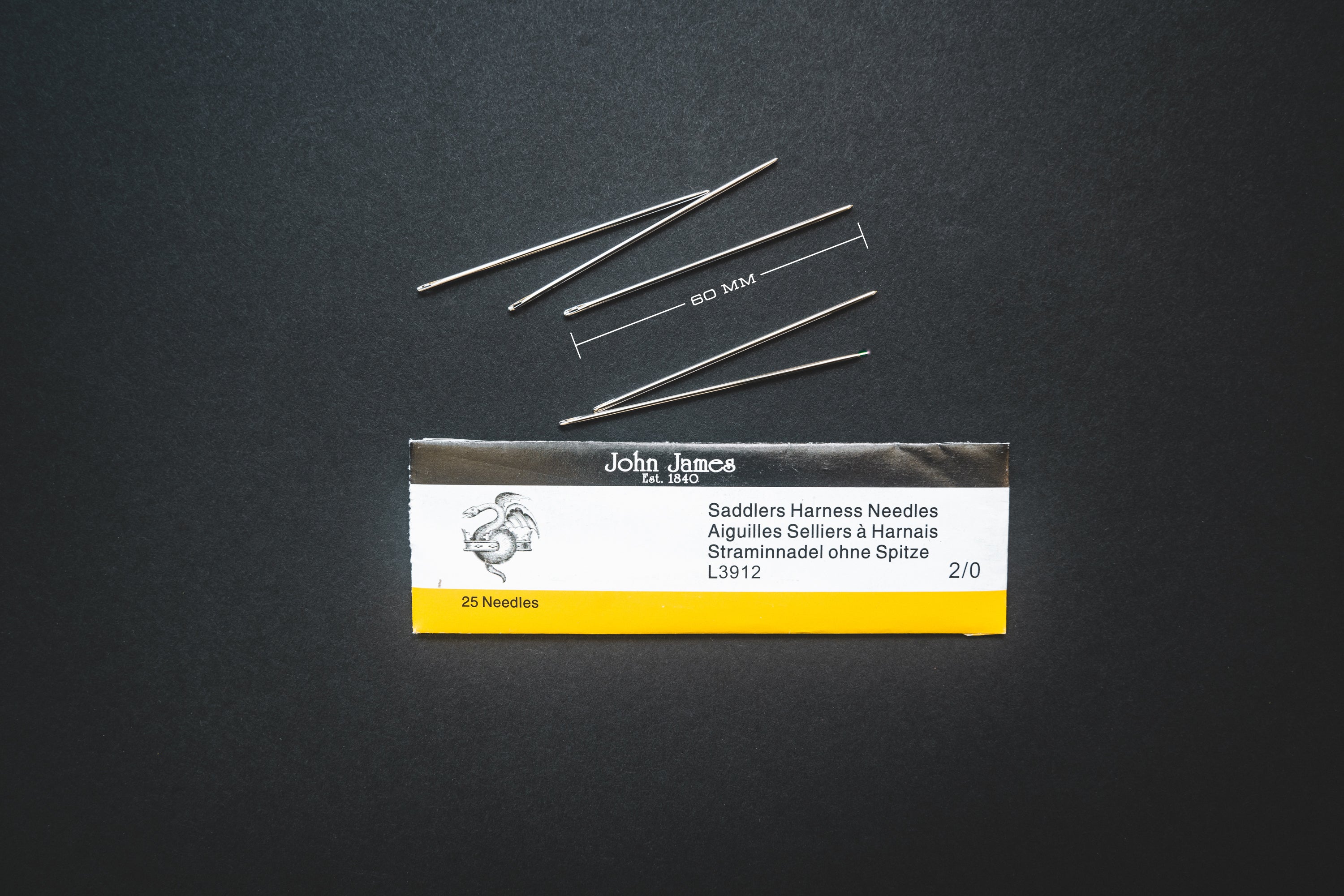 John James Harness Needles SIZE 2/0 (25 Ct.)